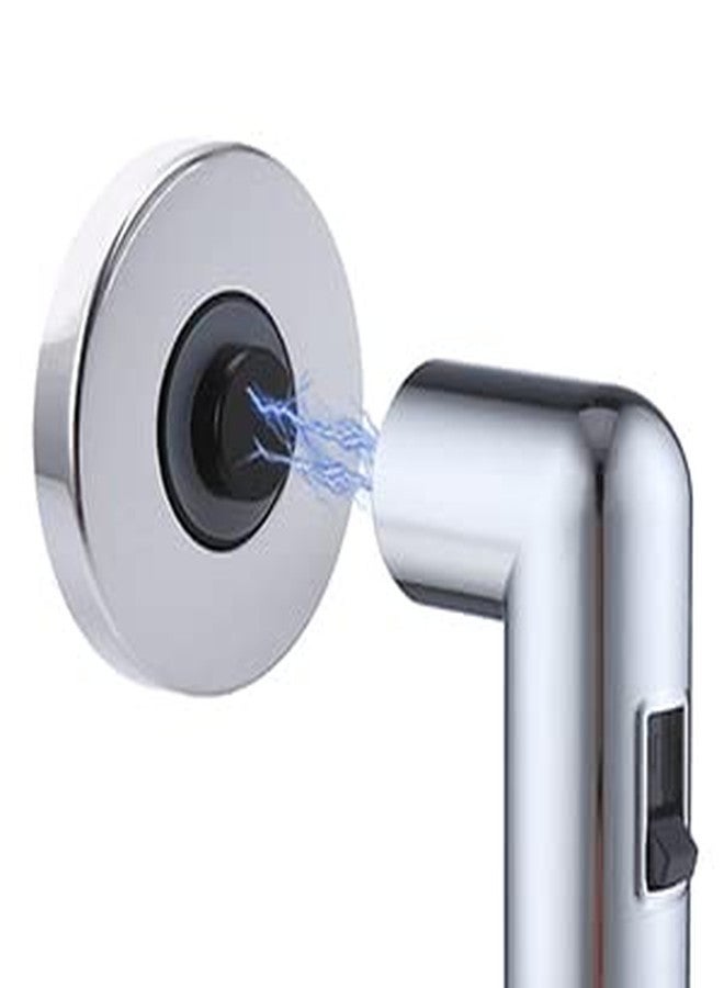 Fossa Magnetic Health Faucet ABS Body | for Toilet Handheld Bidet Sprayer with 1 Meter Stainless Steel Hose Pipe & Magnetic Wall Holder | Silver (Chrome Finish) - Image 5